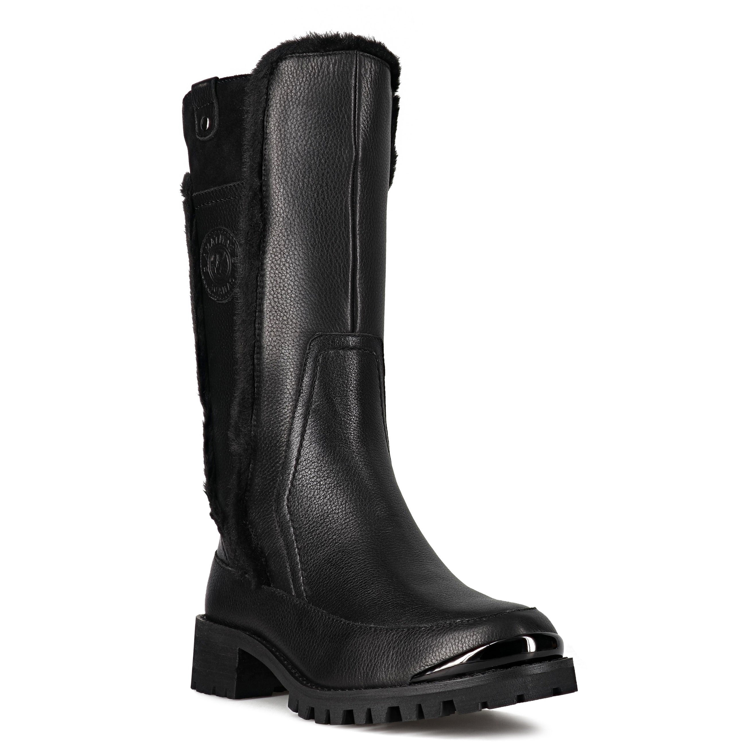 Santana canada black outlet leather boots